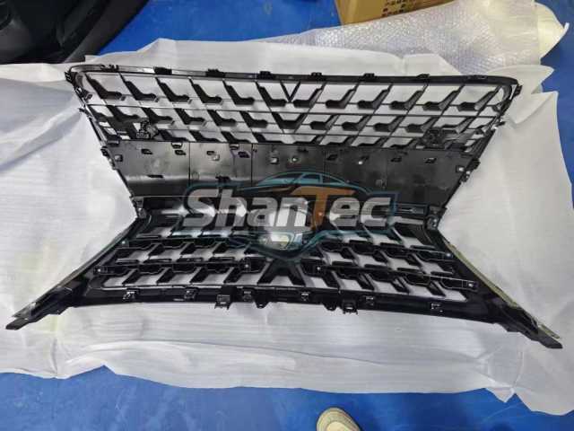 Replacement Front Upper Grille Compatible with Lexus GX460 2020 2021 2022 Mesh Bumper Cover Grill w/License Plate Black,Replacement Front Upper Grille Compatible with Lexus GX460 2020 2021 2022 Mesh Bumper Cover Grill w/License Plate Black,ShanTec Auto Parts