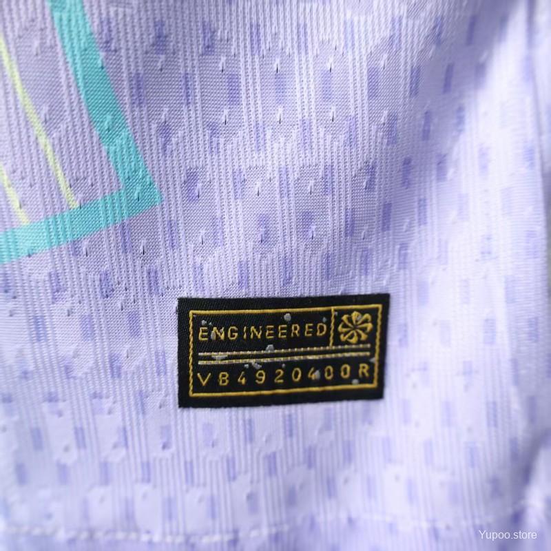 Player Version 2025/26 FC Barcelona Mint Green with Pink Trim Jersey