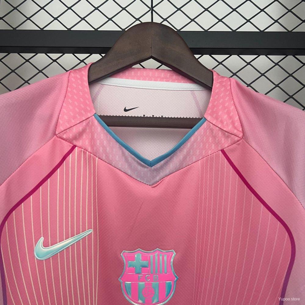Fan Version 2025/26 Barcelona Pink Special Jersey