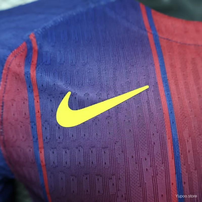 Player Version 2025/26 Barcelona Home Jersey