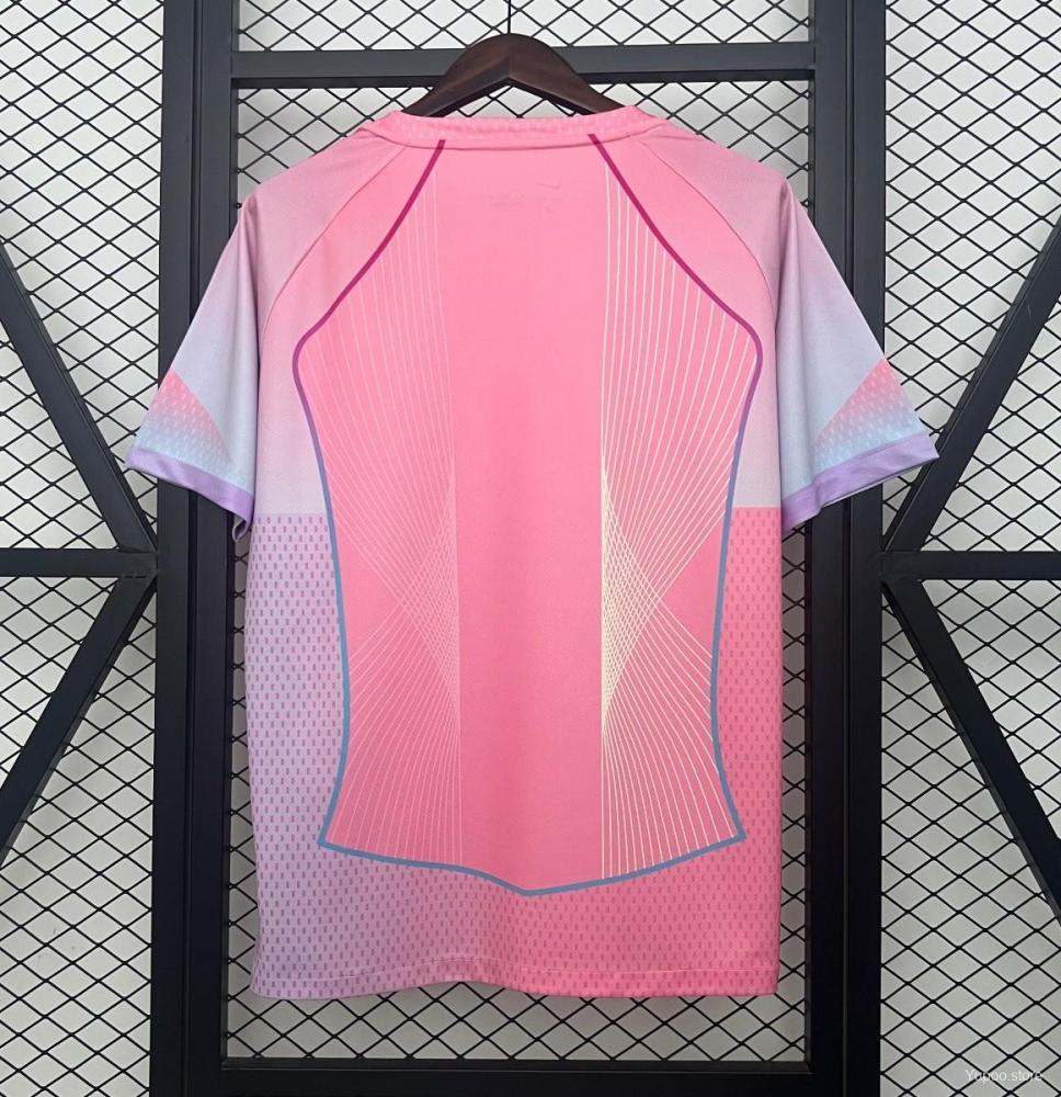Fan Version 2025/26 Barcelona Pink Special Jersey