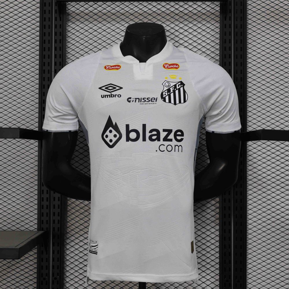 Player Version 2024/25 Santos Home Jersey