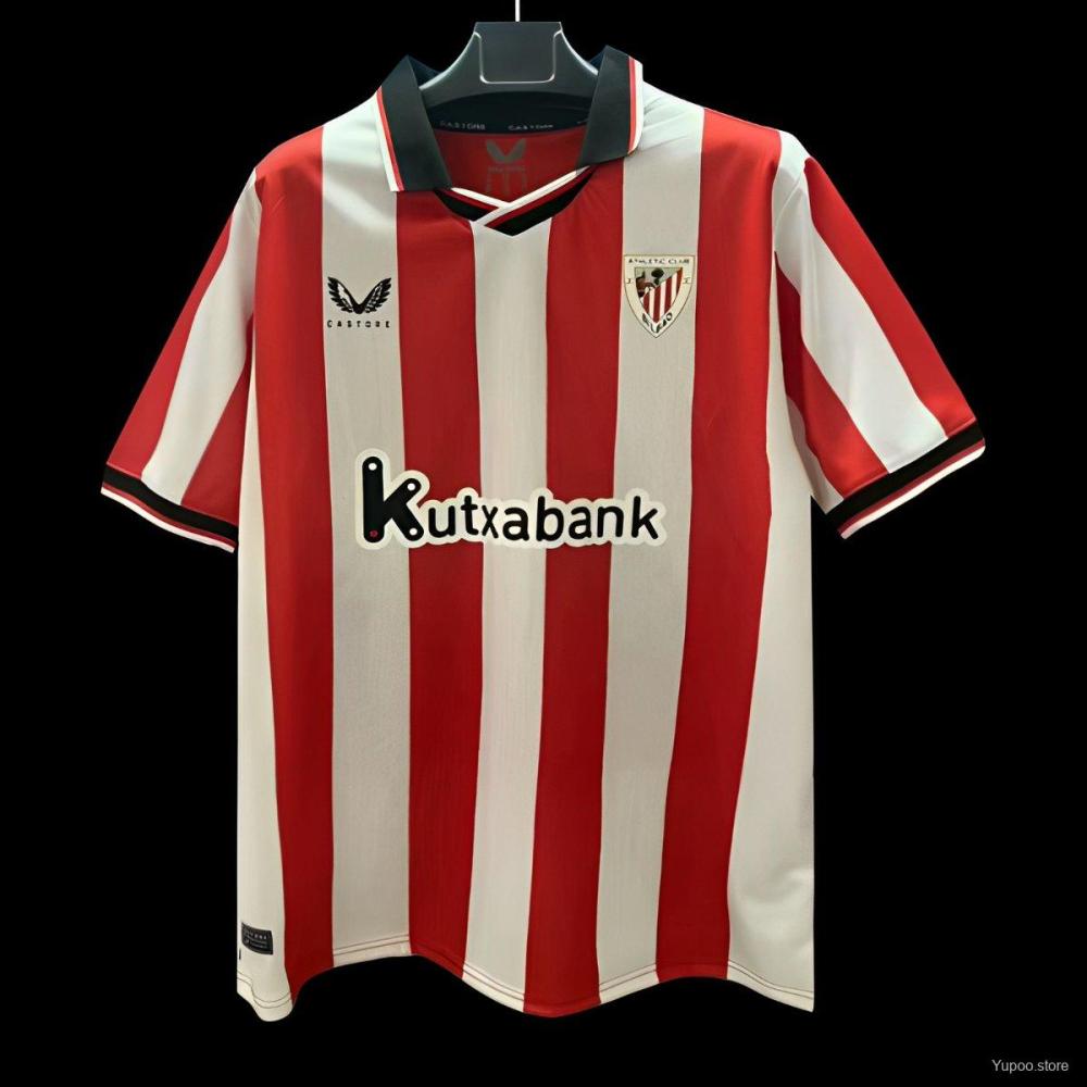 Fan Version 2025/26 Athletic Bilbao Home Jersey