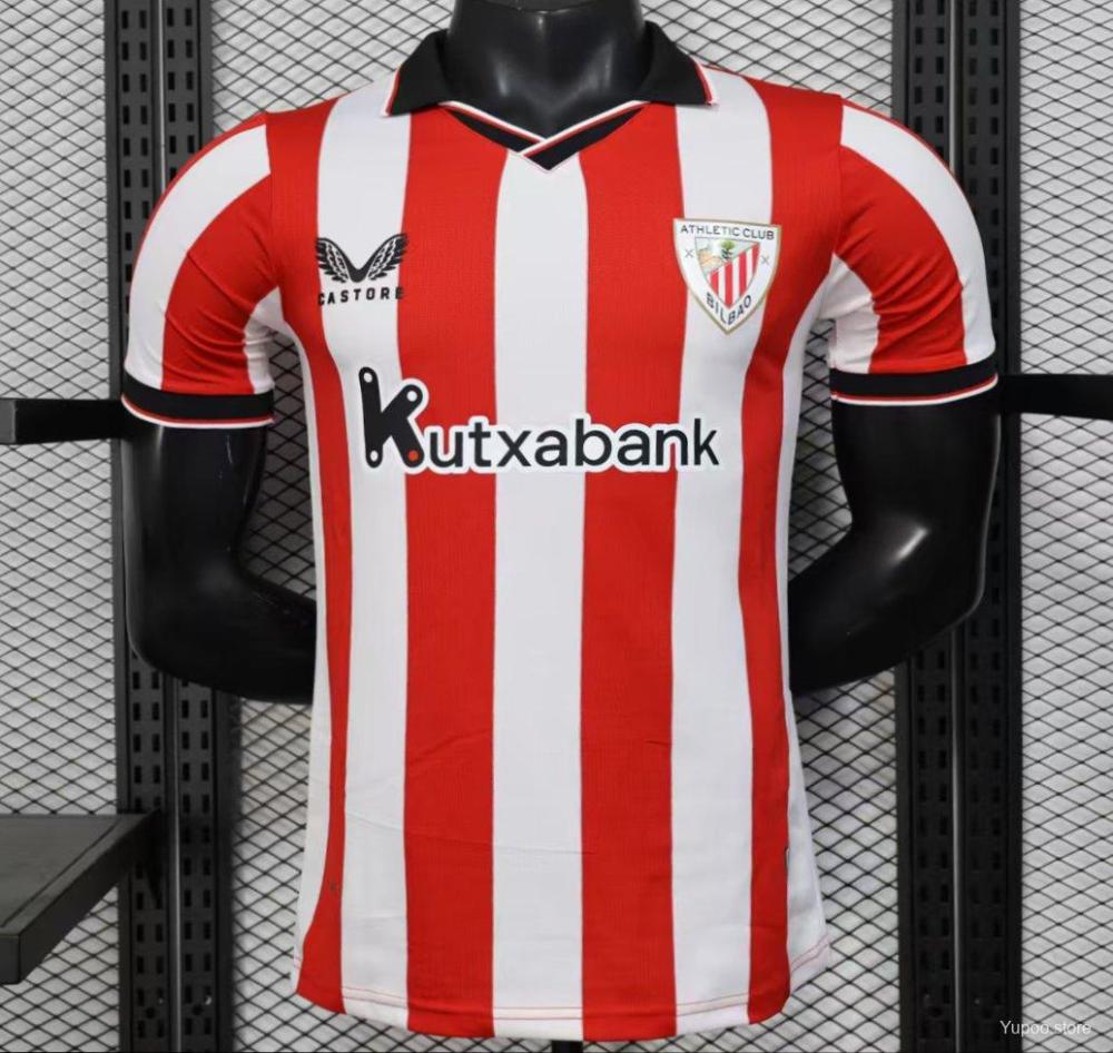 Player Version 2025/26 Athletic Bilbao Home Jersey