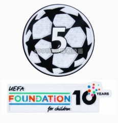 UCL 10th anniversary patch