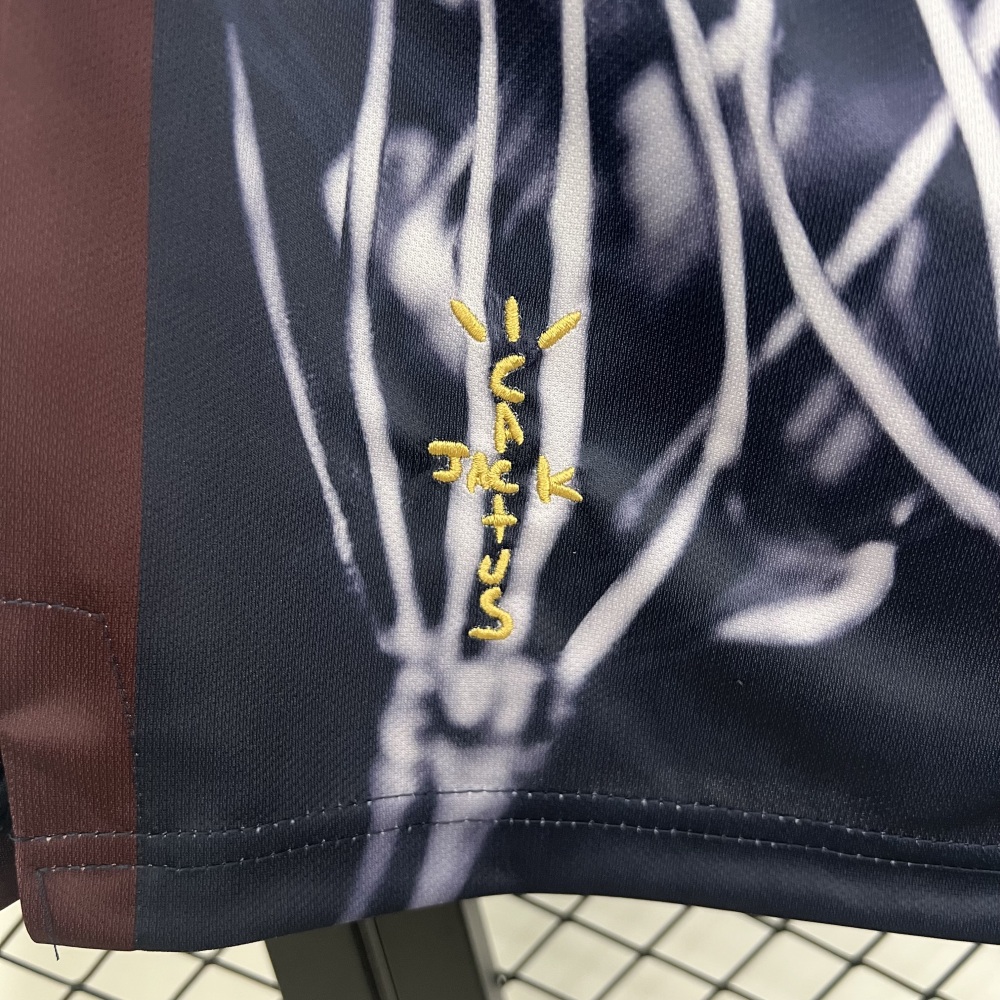 2025/26 Barcelona x Cactus Jack Skeleton Home 'Black' Shorts