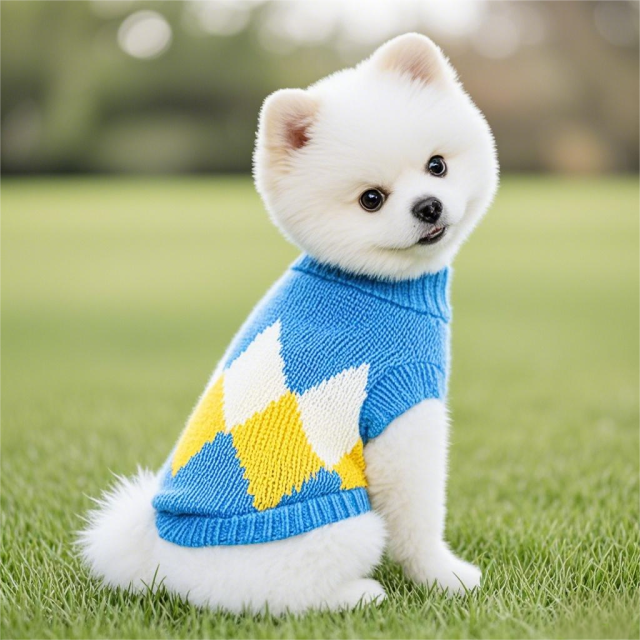 Colorful Puppy Sweater for Small Medium Dogs Cats Clothes for Wholesales