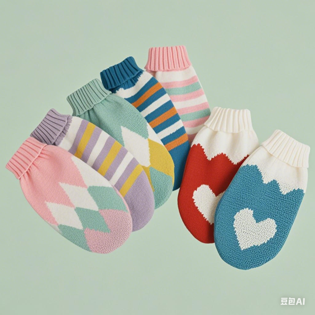 Colorful Puppy Sweater for Small Medium Dogs Cats Clothes for Wholesales