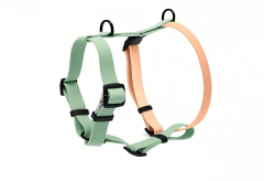 PVC-Coated Waterproof Dog Harness with Combined Multiple Colors Design
