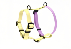 PVC-Coated Waterproof Dog Harness with Combined Multiple Colors Design