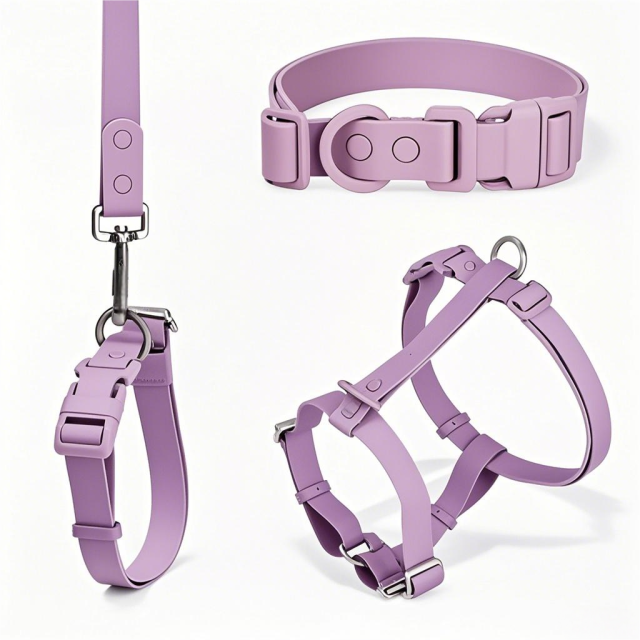 Manufacturers Custom PVC Rubber Coated Waterproof Pet Harness Luxury Adjustable H Strap No Pull Reversible Dog Harness Kit
