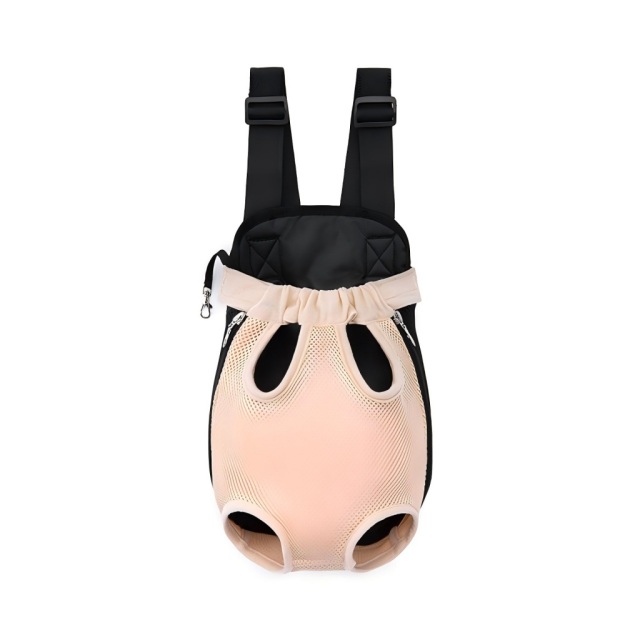 Fashion Pet Carrier Backpack with Outdoor Portable Breathable Mesh Polyester Design