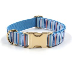 Fashion Adjustable Polyester Pattern Printed Pet Collar