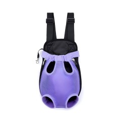 Fashion Pet Carrier Backpack with Outdoor Portable Breathable Mesh Polyester Design