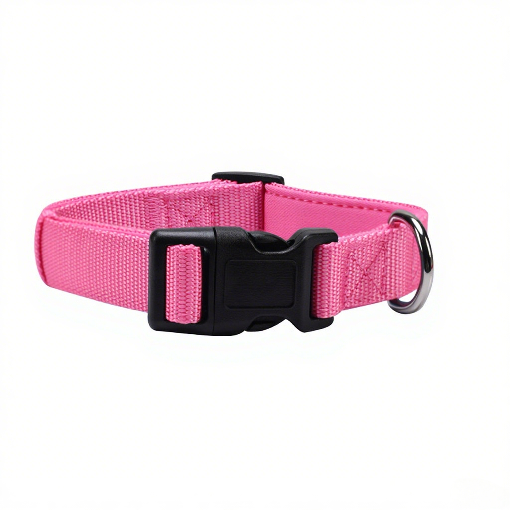 Custom Reflective Dog Collar Customizable Soft Neoprene Padded Breathable Nylon Pet Collar Adjustable for Small Dogs