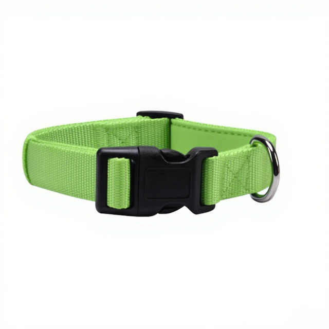 Custom Reflective Dog Collar Customizable Soft Neoprene Padded Breathable Nylon Pet Collar Adjustable for Small Dogs