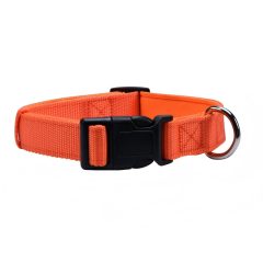 Custom Reflective Dog Collar Customizable Soft Neoprene Padded Breathable Nylon Pet Collar Adjustable for Small Dogs