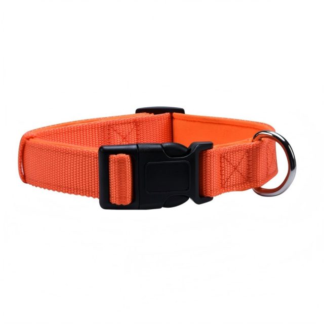 Custom Reflective Dog Collar Customizable Soft Neoprene Padded Breathable Nylon Pet Collar Adjustable for Small Dogs