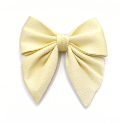 Factory Direct Summer Winter Nylon Pet Headwear Solid Pattern Puppy and Cat Dog Tie Stock Animal Design Pet Apparel Accessories Luxury Style Detachable Pet Bow Tie