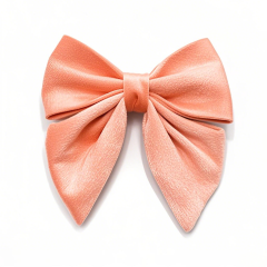 Factory Direct Summer Winter Nylon Pet Headwear Solid Pattern Puppy and Cat Dog Tie Stock Animal Design Pet Apparel Accessories Luxury Style Detachable Pet Bow Tie