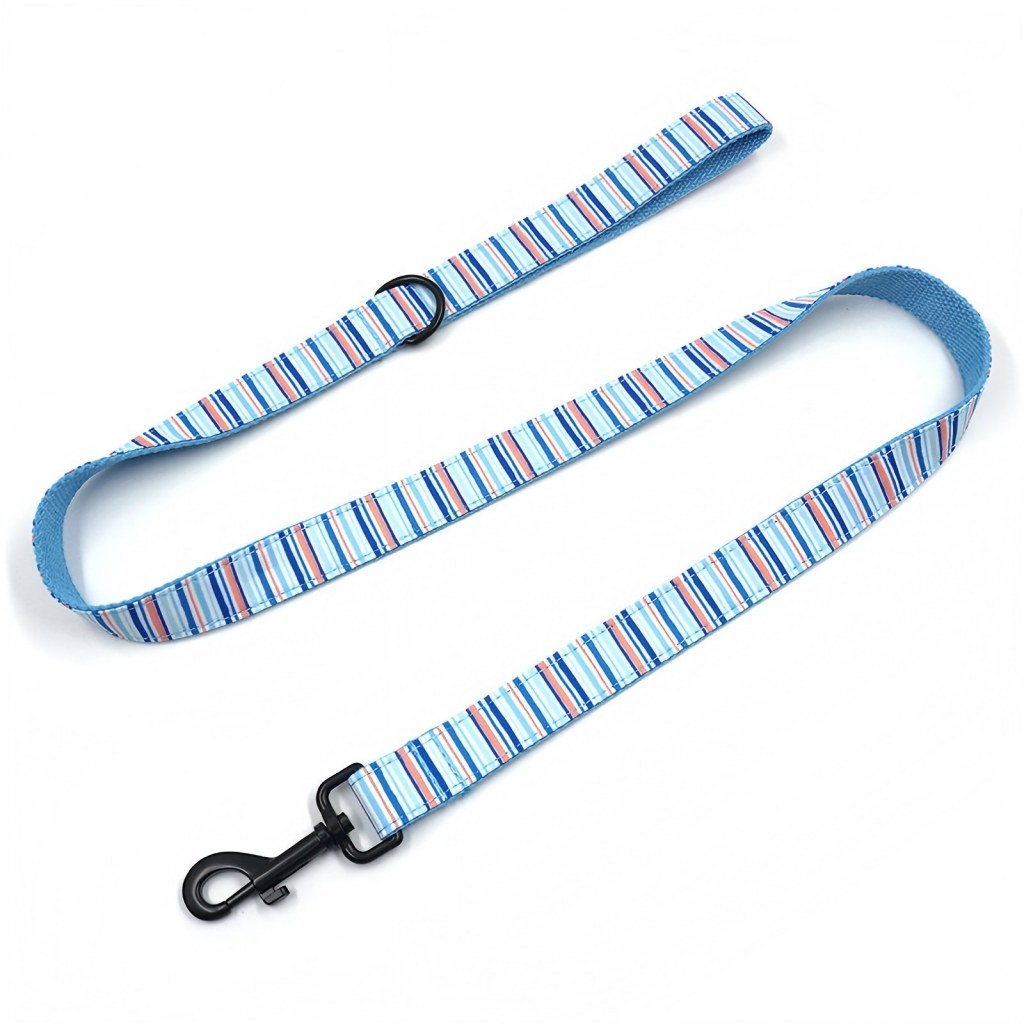 Pet Leash Custom Pattern Multipurpose Webbing Soft Adjustable Accessories Hands Free Dog Leash Fashion Printing Pattern Durable Dog Leash