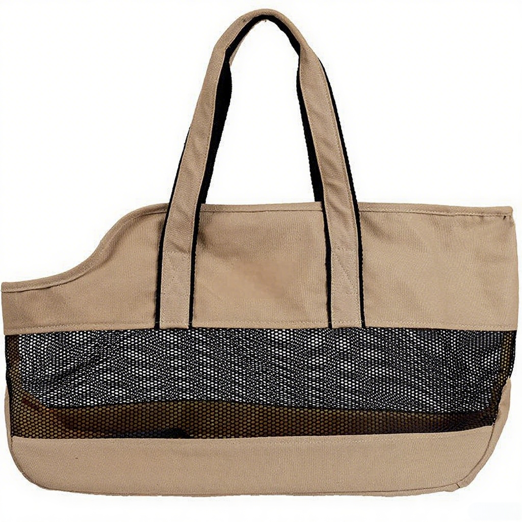 High-end Pet Carrier Bag with Outdoor Portable Breathable Mesh Polyester Design