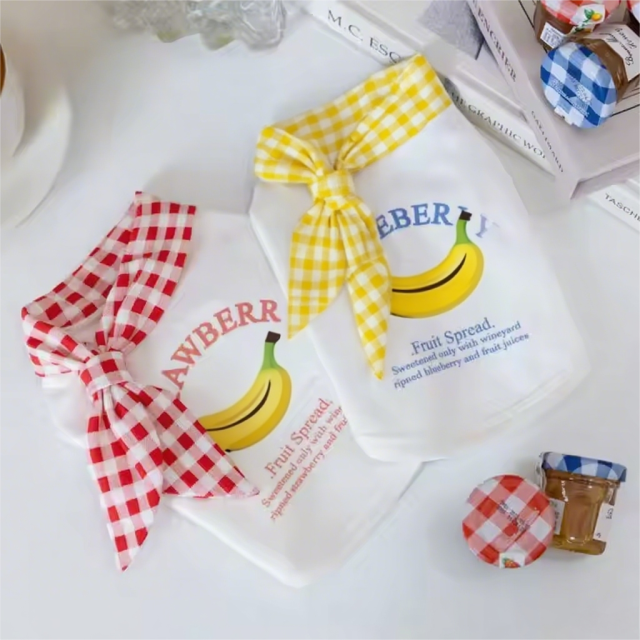 Lovely Spring Summer Puppy Printing Vest