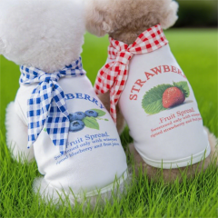 Lovely Spring Summer Puppy Printing Vest