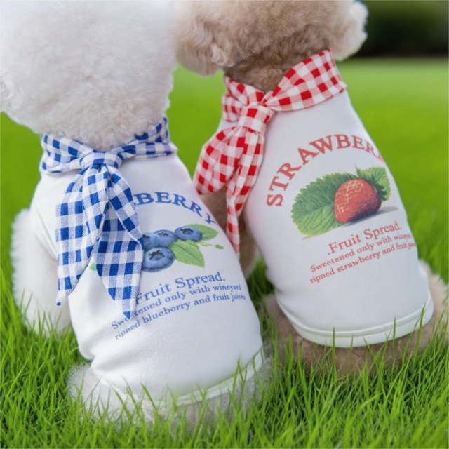 Lovely Spring Summer Puppy Printing Vest