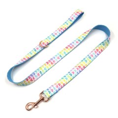 Pet Leash Custom Pattern Multipurpose Webbing Soft Adjustable Accessories Hands Free Dog Leash Fashion Printing Pattern Durable Dog Leash