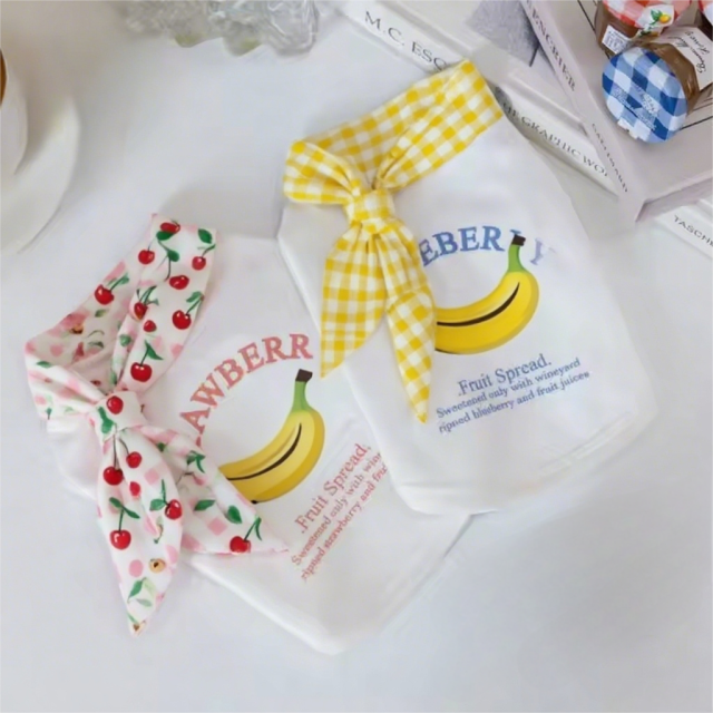 Lovely Spring Summer Puppy Printing Vest