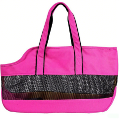High-end Pet Carrier Bag with Outdoor Portable Breathable Mesh Polyester Design