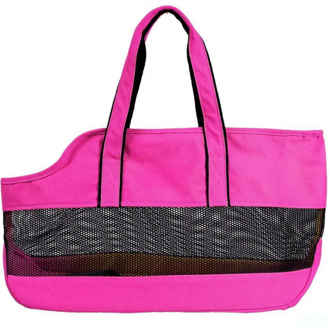 High-end Pet Carrier Bag with Outdoor Portable Breathable Mesh Polyester Design