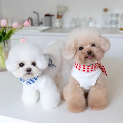 Lovely Spring Summer Puppy Printing Vest