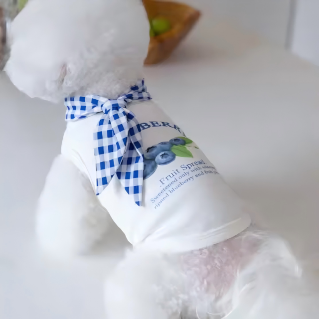 Lovely Spring Summer Puppy Printing Vest