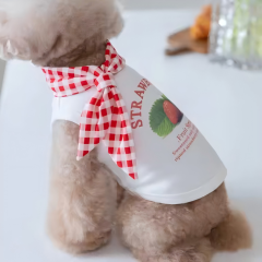 Lovely Spring Summer Puppy Printing Vest