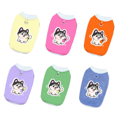 Lovely Printing Dog T Shirt Summer Dog Clothes for Small Dogs