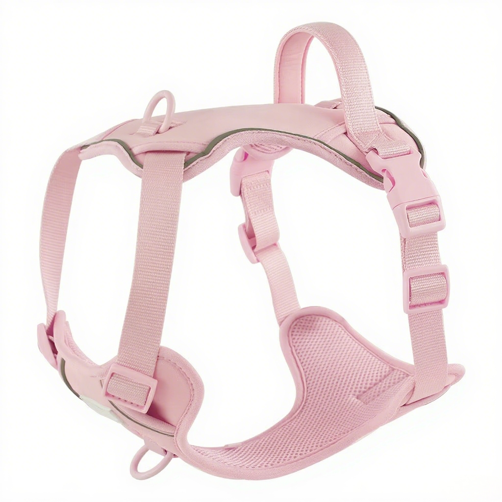 Luxury Custom Stylish No Pull Pet Harness Soft Adjustable and Durable Polyester Mesh Dog Harness for Daily Walking