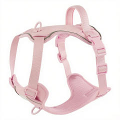 Luxury Custom Stylish No Pull Pet Harness Soft Adjustable and Durable Polyester Mesh Dog Harness for Daily Walking