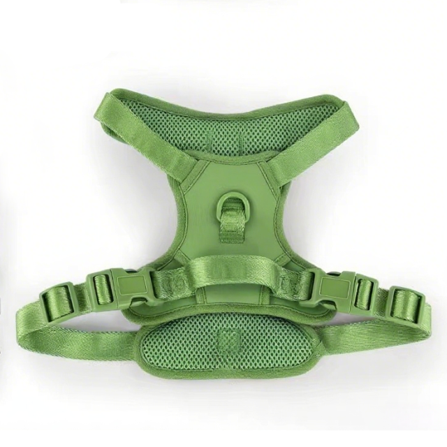 Durable Custom Stylish No Pull Pet Harness Soft Adjustable and Polyester Mesh Dog Harness for Daily Walking