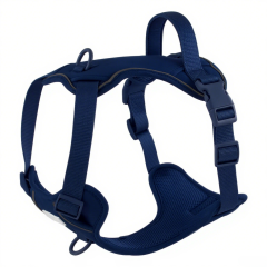 Durable Custom Stylish No Pull Pet Harness Soft Adjustable and Polyester Mesh Dog Harness for Daily Walking