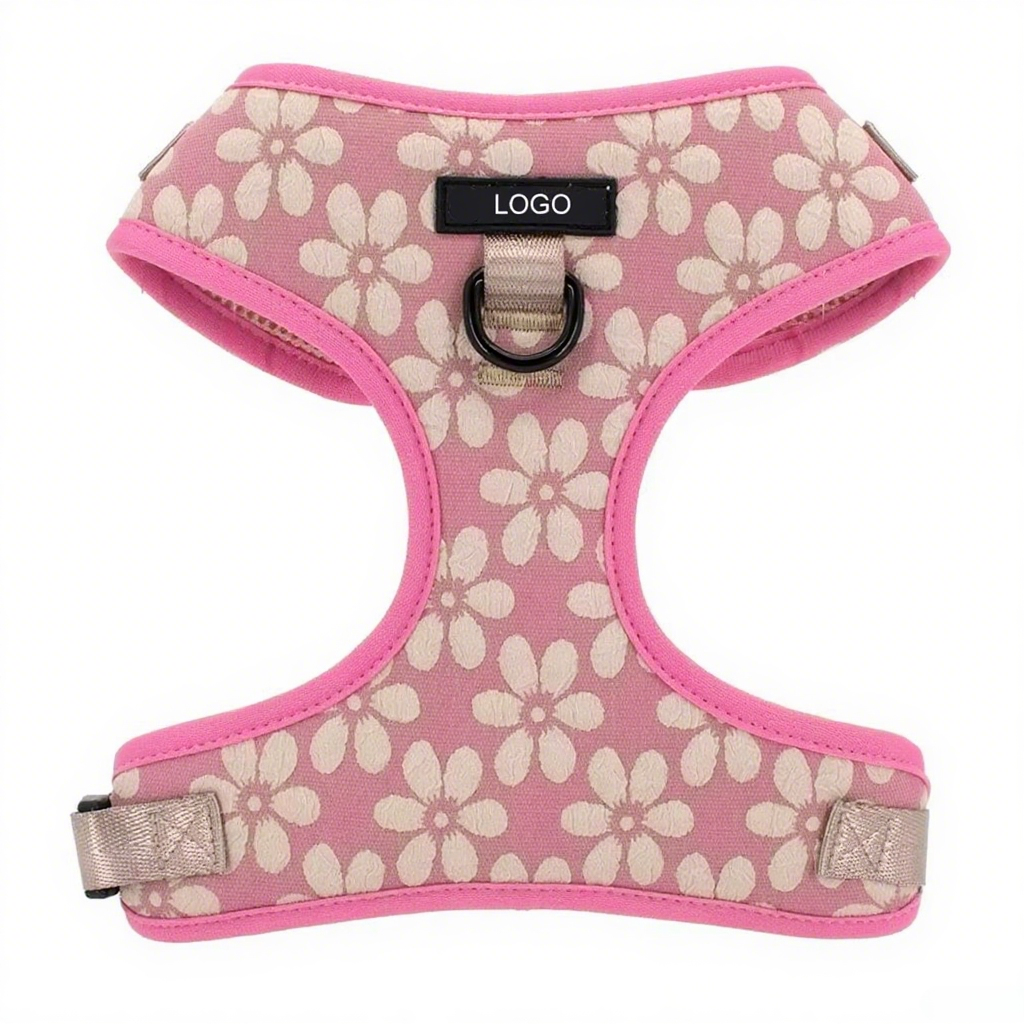 New Arrival Special Embroidery Harness Luxury Training Adjustable Dog Harness