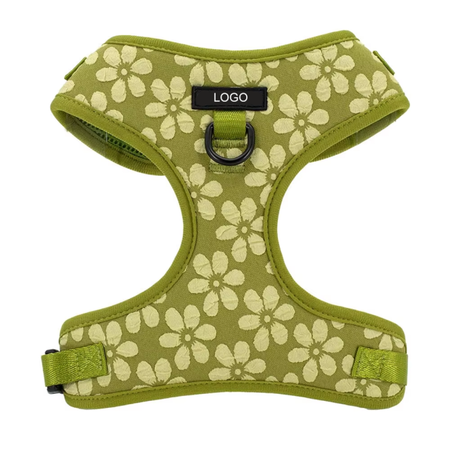 New Arrival Special Embroidery Harness Luxury Training Adjustable Dog Harness