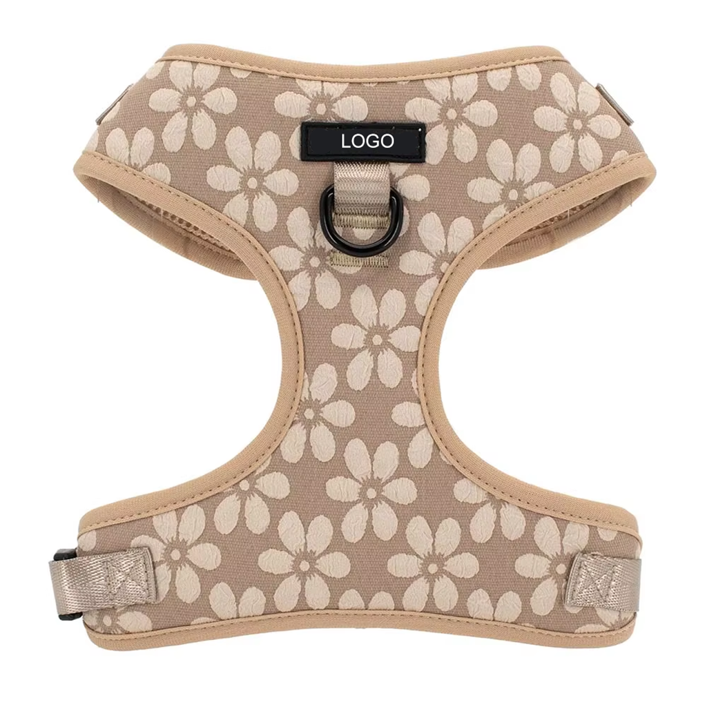 New Arrival Special Embroidery Harness Luxury Training Adjustable Dog Harness