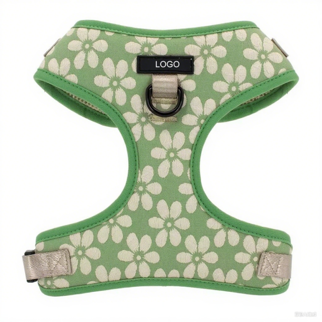New Arrival Special Embroidery Harness Luxury Training Adjustable Dog Harness