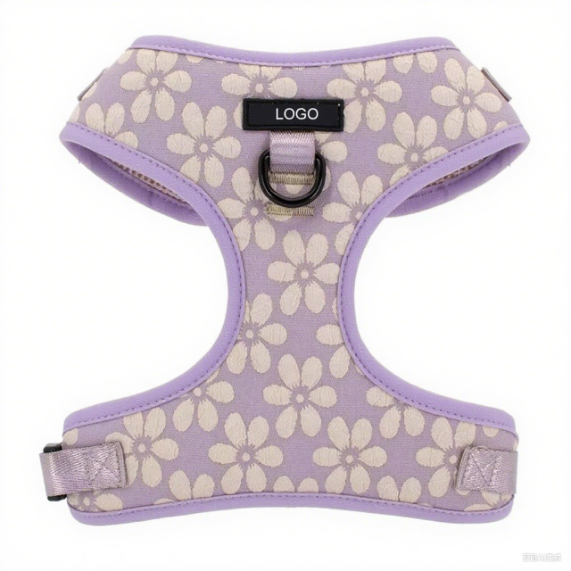 New Arrival Special Embroidery Harness Luxury Training Adjustable Dog Harness
