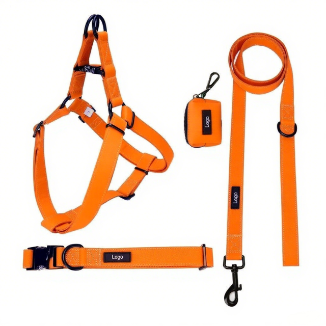 Manufacturers Custom Neoprene Pet Harness Luxury Adjustable Y Strap No Pull Reversible Dog Harness Kit
