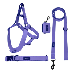 Manufacturers Custom Neoprene Pet Harness Luxury Adjustable Y Strap No Pull Reversible Dog Harness Kit
