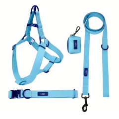 Manufacturers Custom Neoprene Pet Harness Luxury Adjustable Y Strap No Pull Reversible Dog Harness Kit