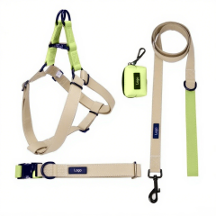 Manufacturers Color Block Style Custom Neoprene Pet Harness Luxury Adjustable Y Strap No Pull Reversible Dog Harness Kit